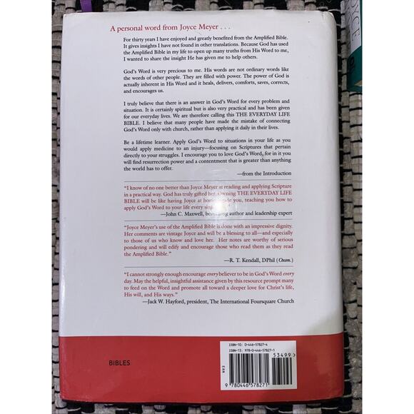 Joyce Meyer Book/Bible Bundle of 4‎ - Picture 3 of 12